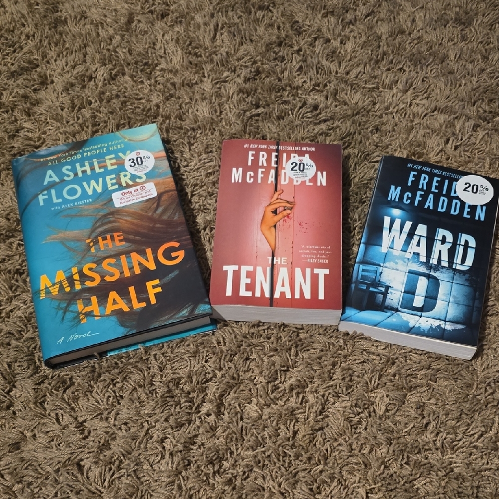 Set of Three Mystery Novels